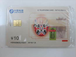 CNT-IC-P8(5-1) Mask Of Beijing Opera,mint In Blister - Chine