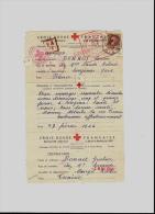 03 – ALLIER « VICHY »Message C.R. Clos – Tarif Particulier « SUISSE » à 1F.50 (5.1.1 - Red Cross