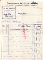 87 - ST SAINT JUNIEN - FACTURE HORTICULTURE HORTICULTEUR DUFOUR LOUIS- -27 FG SALERS- - Landwirtschaft