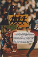 JEUX OLYMPIQUES : COROEBOS PREMIER VAINQUEUR DES JO EN 776 Av J.C ( CARL LEWIS ) - Olympic Games