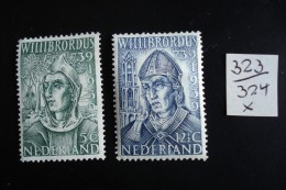 Pays-Bas - Année 1939 - Saint Willibrord - Y.T. 323/324- Neuf (*) Mint (MLH) - Ungebraucht