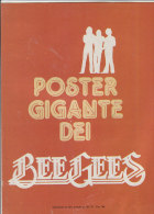 C1474 - POSTER GIGANTE DEI BEE GEES Inserto Collana Beta Anni '70 - Manifesti & Poster