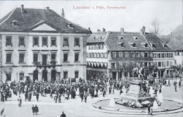 *AK LANDAU - CPA -  Pfalz Paradeplatz - Landau