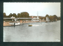 Boran Sur Oise (60) - Ski Nautique Devant La Plage ( COMBIER CIM) - Boran-sur-Oise