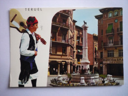 Espagne - Teruel ( Bellezas De La Ciudad - Beauties Of The City - Beautes De La Ville(timbre-philatelie ( 2 Scann ) - Teruel