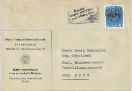 Motiv Brief  "Naturfreunde Internationale, Zürich"              1972 - Briefe U. Dokumente
