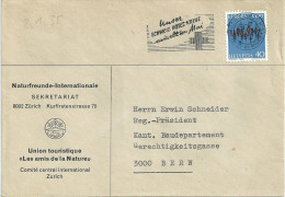 Motiv Brief  "Naturfreunde Internationale, Zürich"              1972 - Cartas & Documentos