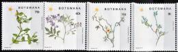 (116) Botswana  1988  Christmas / Noel / Plants / Pflanzen / Flora  ** / Mnh  Michel 447-50 - Botswana (1966-...)