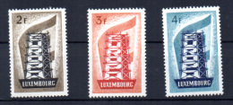 Luxembourg 1956 Europa, Yv.  514 / 516**, Cote 550 €, - 1956