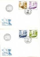 HUNGARY - 1988. FDC Set - Count Ferdinand Von Zeppelin I. MI : 3942-3945 - FDC