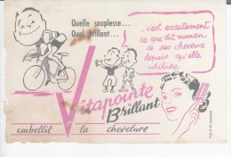 BUVARDS-PUB-VITAPOINTE-BRILLANT-13,3 Cm X 20,5 Cm-QUALITE MEDIOCRE - Perfume & Beauty