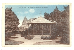 Cp, 53, Mayenne, Le Kiosque De La Musique Au Château - Mayenne