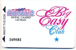 Showboat Casino, Atlantic City  Older Used Slot Or Players Card,  Showboat-2 - Tarjetas De Casino