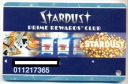 Stardust Casino, Las Vegas  Older Used Slot Or Players Card, Stardust-2 - Casinokaarten