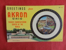 Ohio > Akron Multi View Greetings  Not Mailed    Ref 1276 - Akron