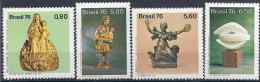 1976 BRESIL 1230-33** Sculptures - Unused Stamps