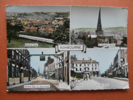 32164 PC: DERBYSHIRE: Ashbourne Multi View Postcard. REAL PHOTOGRAPH. - Derbyshire