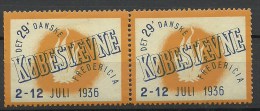 DENMARK Dänemark Danmark 1936 Advertising Stamp Reklamemarke Frederica MNH - Nuovi