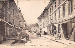 ¤¤  -  15  -  ALBERTVILLE  -  Rue De La République  -  Hôtel De La Balance   -  ¤¤ - Albertville