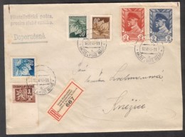 C01577 - Czechoslovakia (1945) Knezice U Mestce Kralove (R-letter) Nationalized Postmark - Covers & Documents