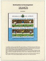 BRAZIL Is Champion San Marino Block 13 ** 6€ Flaggen Fussball-WM Italy 1990 Bloque Hojita Soccer M/s Sheet Bf Championat - 2014 – Brasile