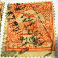 Hungary 1900 Turul Over Crown Of Saint Stephen 10f - Used - Usado