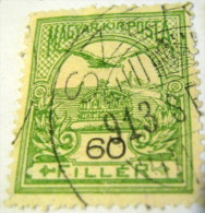 Hungary 1900 Turul Over Crown Of Saint Stephen 60f - Used - Used Stamps