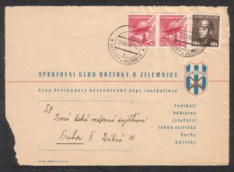C01592 - Czechoslovakia (1945) Roztoky U Jilemnice; Nationalized Postmark (Only The Front Page Of The Letter!) - Storia Postale