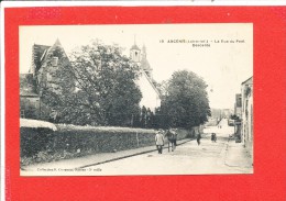 44 ANCENIS  Cpa Animée La Rue Du Pont    19 Chapeau - Ancenis