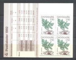 DINAMARCA CARNET 1028XXX 1992 - Markenheftchen