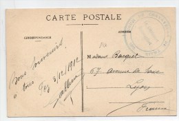 1912 - CP FM De FEZ (MAROC) Avec CACHET "GOUM DE CONVOYEURS DU TRAIN" - Covers & Documents