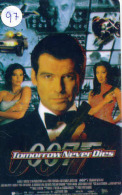 JAMES BOND * Télécarte * 98 * PHONECARD * MUSIQUE * MUSIC * TELEFONKARTE * FILM * MOVIE * CIMEMA - Cinéma