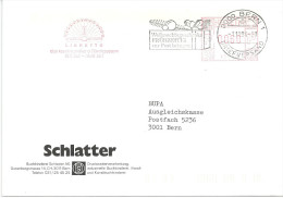 Motiv Brief  "Buchbinderei Schlatter, Libretto, Bern"               1994 - Frankiermaschinen (FraMA)