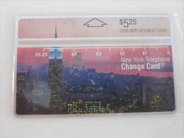 New York Skyline,mint - [1] Tarjetas Holográficas (Landis & Gyr)