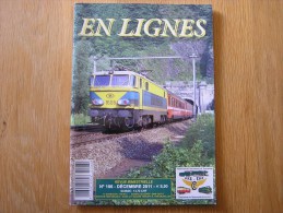 EN LIGNES Revue Ferroviaire N° 106 PFT Bruges Transport Levure  SNCB NMBS Chemins Fer Train Locomotive Autorail Rail - Ferrocarril & Tranvías