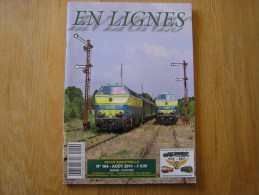 EN LIGNES Revue Ferroviaire N° 104 Mulhouse Namur Traction Electrique SNCB NMBS Chemins Fer Train Autorail Rail - Ferrocarril & Tranvías