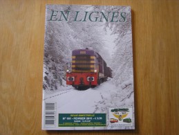 EN LIGNES Revue Ferroviaire N° 101 800 CFL Brochet Traction Electrique SNCB NMBS Chemins Fer Train Autorail Rail - Ferrocarril & Tranvías