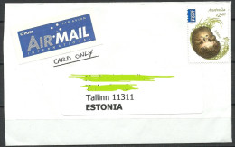 AUSTRALIA 2014 Air Mail Letter To Estonia - Brieven En Documenten