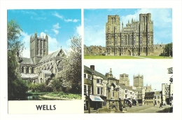 Cp, Angleterre, Wells, Multi-Vues - Wells