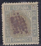 ESPAÑA 1872 - Edifil #116 - VFU - Oblitérés