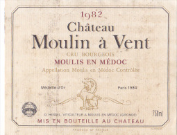 CHATEAU MOULIN A VENT 1982 / MOULIS - Bordeaux