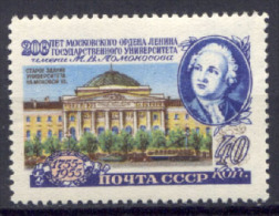 Russia 1955 Unif. 1734 Dent 12 1/2 Lineare(L) */MH VF - Neufs