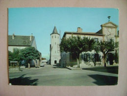 CPM PAMPELONNE N°81-PA-102  L EGLISE ET LA MAIRIE - ECRITE EN 1991 - Pampelonne