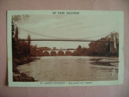 CP SAINT SULPICE N°11  LES PONTS SUR L AGOUT - Saint Sulpice