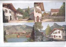 10 Zehn Oberammergau Bavaria, Germany Alte Ansichtskarten LOT 01 - Oberammergau