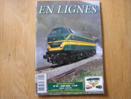 EN LIGNES Revue Ferroviaire N° 91 Wagon Bremen 14 18  Série 22 25 25.5 SNCB NMBS Chemins Fer Train Autorail Rail - Railway & Tramway