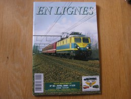 EN LIGNES Revue Ferroviaire N° 90 GTW Voiture Ex DR C3tr SNCB NMBS Chemins Fer Train Autorail Rail - Ferrocarril & Tranvías