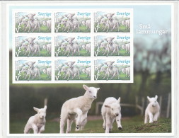 Sweden 2013. Facit SS 26. Små Lammungar, MNH (**) - Blocks & Sheetlets