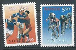 Norvège 1993 N°1086/1087 Neufs** Sports - Unused Stamps