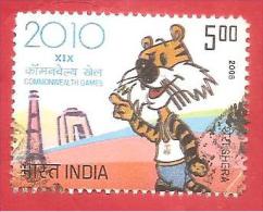 INDIA USATO - 2008 - 2010 Xix Commonwealth Games - 5 ₨ - Michel IN 2304 - Gebruikt